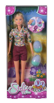Papusa Steffi Love in expeditie cu oua de dinozaur, 29 cm
