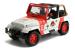 Mașinuță metalică Jurassic World Jeep Wrangler 1992, scara 1:24