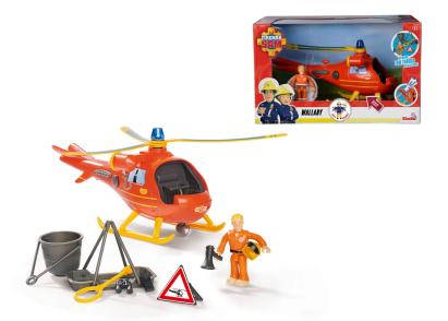 Elicopterul Wallaby Pompierul Sam cu figurina Tom Thomas