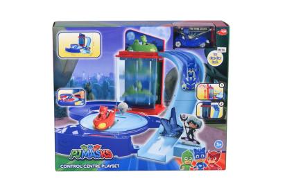 Centru de Comandă PJ Masks cu vehicul Catboy și figurină incluse