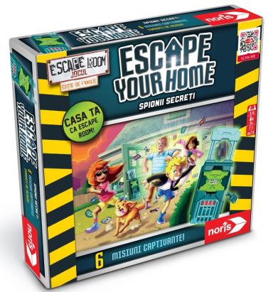 Joc Escape Your Home Spionii Secreti, 6 misiuni, 3-6 jucatori