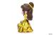 Figurină Disney Princess Belle cu rochiță aurie din metal, 10 cm