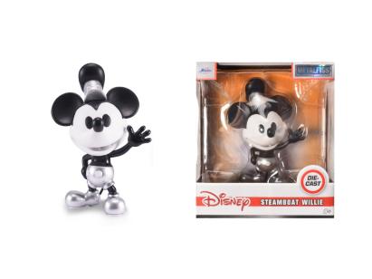 Figurină metalică Disney Steamboat Willie, 10 cm, de colecție