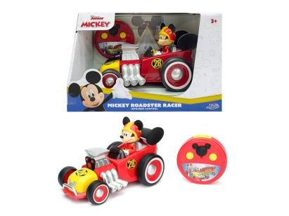 Masinuta cu telecomanda Mickey Roadster Racer, 19 cm, pentru copii 3+