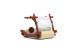 Set masinuta metalica Flintmobile 1:32 cu figurina Fred Flintstone