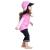 Costum de baie copii Pink Ocean 98-104 cu protectie UV UPF50+ Swimpy