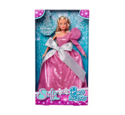 Papusa Steffi Love in tinuta de gala roz, 29 cm, Simba