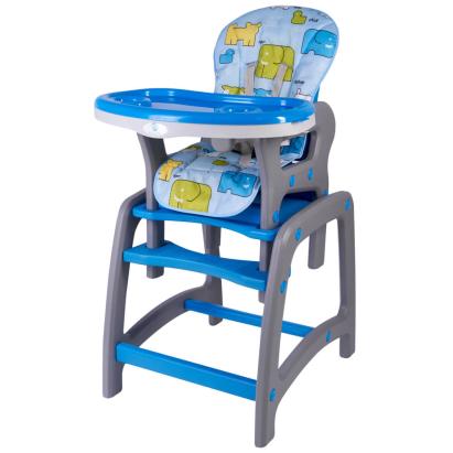 Scaun de masa multifunctional albastru pentru bebelusi KidsCare