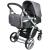 Carucior 3 in 1 Kidscare Veneto gri, landou, parte sport si scoica