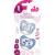 Set 2 suzete Family cu tetina din latex natural, forma anatomica, tetina ortodontica, cu inel, 0-6 luni, nip 31000