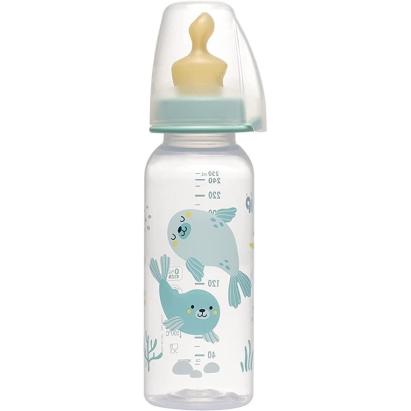 Biberon anti-colici NIP Family PP 250 ml, tetina latex, 6+ luni, debit M