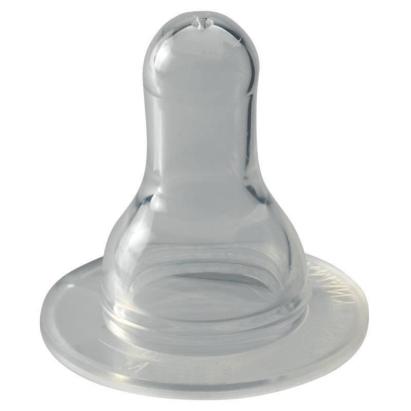 Set 2 tetine Cherry din silicon moale pentru biberoane standard, S, 0+ luni