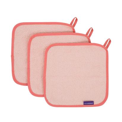 Set 3 prosoape pentru fața bebelușului din bambus Clevamama 25x25 cm