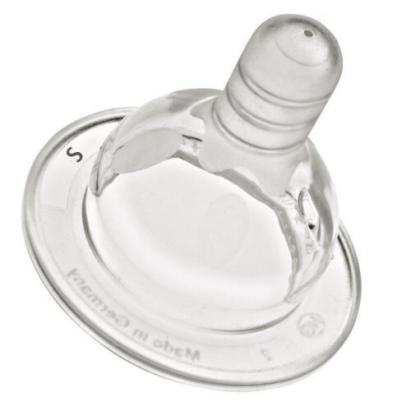 Tetine ortodontice din silicon pentru biberoane wide, debit mare L, 0+ luni, Nip