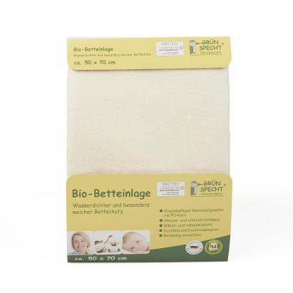 Protecție impermeabilă saltea copii BIO 50x70 cm, bumbac organic dublu