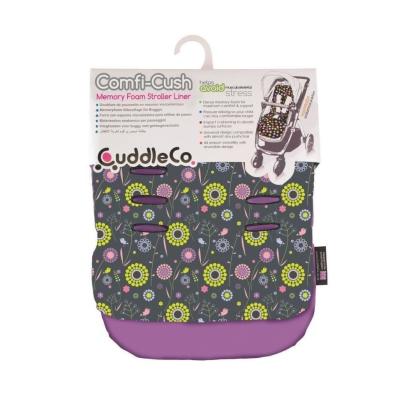 Saltea pentru carucior CuddleCo Comfi-Cush Blossom, reversibila