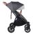 Carucior sport pliabil Coletto Nevia Grey, roti mari gonflabile