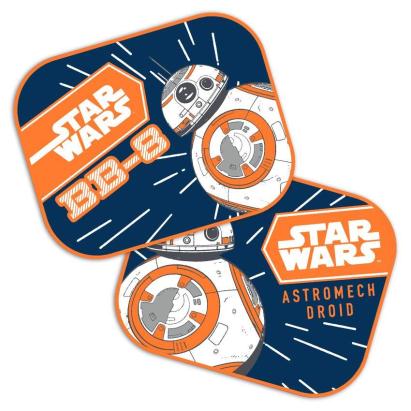 Set 2 parasolare auto Star Wars BB-8 cu ventuze, 44 x 35 cm