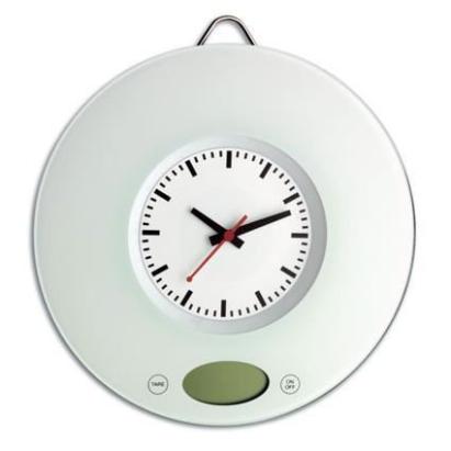 Cantar de bucatarie cu ceas TFA, din sticla securizata, capacitate 3 kg
