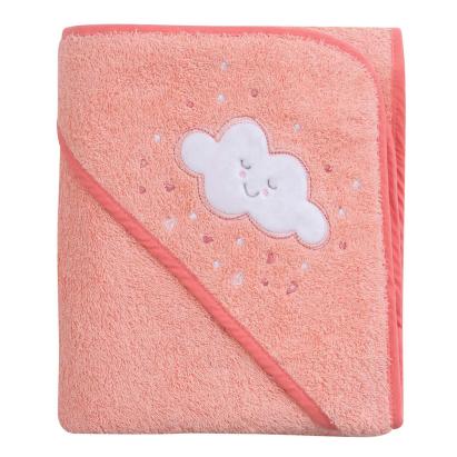 Prosop de baie pentru bebelus si mama roz Clevamama 2922N