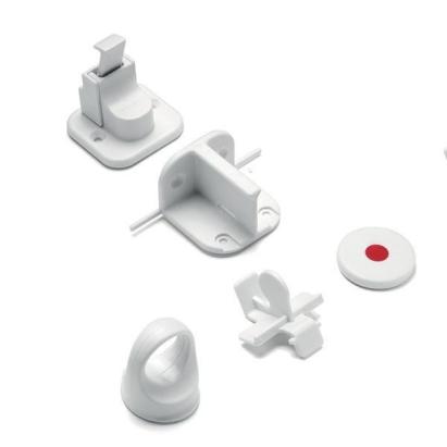 Incuietoare magnetica Reer pentru sertare si usi de dulap, alba