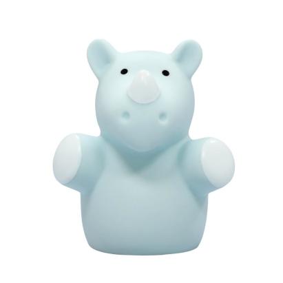 Lampa de veghe LED pentru copii, rinocer albastru, Reer Lumilu Mini Zoo