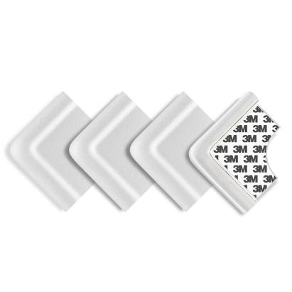 Set 4 protectii colturi copii din spuma poliuretan cu banda 3M Reer