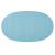Covoras de baie antialunecare cu ventuze, din cauciuc natural, antibacterian, oval, 42 x 25 cm, albastru, MyHappyBath Mat, Reer 76023