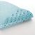 Covoras de baie antialunecare cu ventuze, din cauciuc natural, antibacterian, oval, 42 x 25 cm, albastru, MyHappyBath Mat, Reer 76023