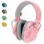 Casti antifonice pentru copii ALPINE Muffy Kids SNR 25, roz, 5-16 ani