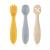 Set 3 lingurite din silicon LittleYummie, pentru bebelusi, 6+ luni, Reer 23072
