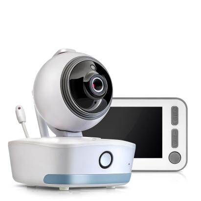 Video monitor digital pentru bebelusi cu camera rotativa si urmarire inteligenta a miscarii, REER BabyCam XL 80440