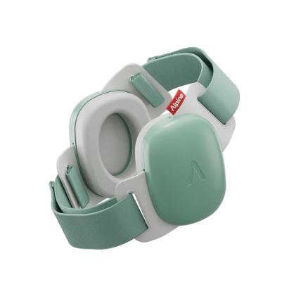Casti antifonice pentru bebelusi si copii pana la 4 ani, ofera protectie auditiva, SNR 24, verde, ALPINE Muffy Baby Sage Green ALP29734