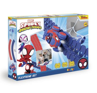 Circuit flexibil Smoby Spidey Flextreme cu masina, 4 ani+