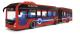 Autobuz Volvo City Bus Dickie Toys 40 cm, rosu, cu usi mobile