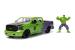 JADA MARVEL SET FIGURINA HULK SI MASINUTA METALICA RAM 1500 2014 SCARA 1:24