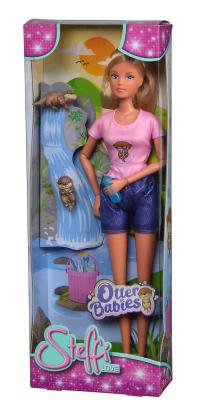 Papusa Steffi Love cu pui de vidre, 29 cm, multicolor