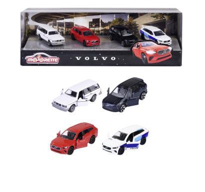 Set 4 mașinuțe Majorette Premium Volvo V90 din metal, scara 1:64