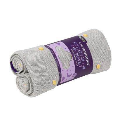 Păturică pentru bebeluși din bumbac organic 80x100 cm Clevamama