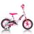 Bicicletă pentru copii Dino Bikes 108 Sport, 10 inch, alb cu roz
