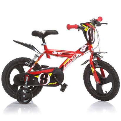 Bicicletă pentru copii Dino Bikes Pro Cross 16 inch, roșie