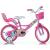 Bicicletă pentru copii Disney Princess Dino Bikes 16 inch, roz