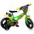 Bicicletă pentru copii Testoasele Ninja Dino Bikes 12 inch, verde