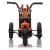 Tricicleta cu pedale pentru copii G301 Kidscare, culoare orange, pentru 3-6 ani