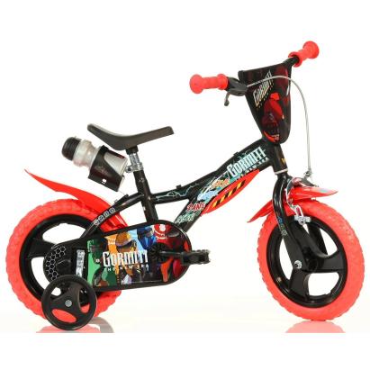 Bicicletă pentru copii Gormiti Dino Bikes 12 inch cu roți ajutătoare