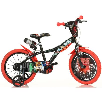 Bicicletă pentru copii Gormiti Dino Bikes 16 inch, cu roți ajutătoare