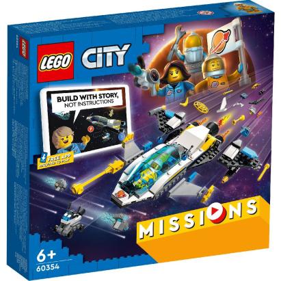 LEGO City Misiuni de explorare spatiala pe Marte 60354, 6+ ani