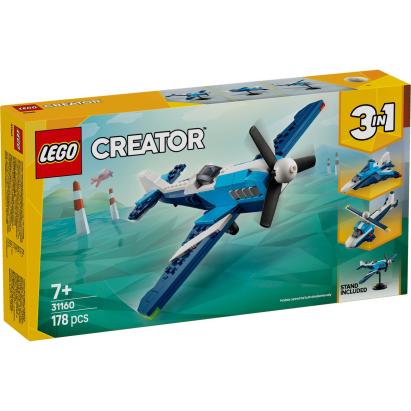 LEGO Creator 3 in 1 Avion de curse 31160, set construibil pentru 7+ ani