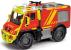 MAJORETTE MASINA DE POMPIERI MERCEDES UNIMOG U530 CU SUNETE SI LUMINI