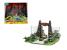 Set Jurassic Park Nano Scene cu 2 vehicule metalice die-cast